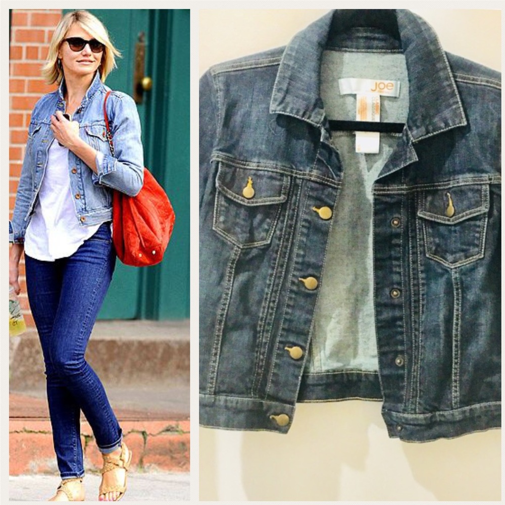 Joe Fresh Dark Denim Short Jacket